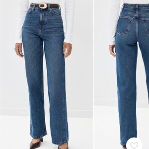 Reformation Wilder Stretch High Rise Wide Leg Jeans